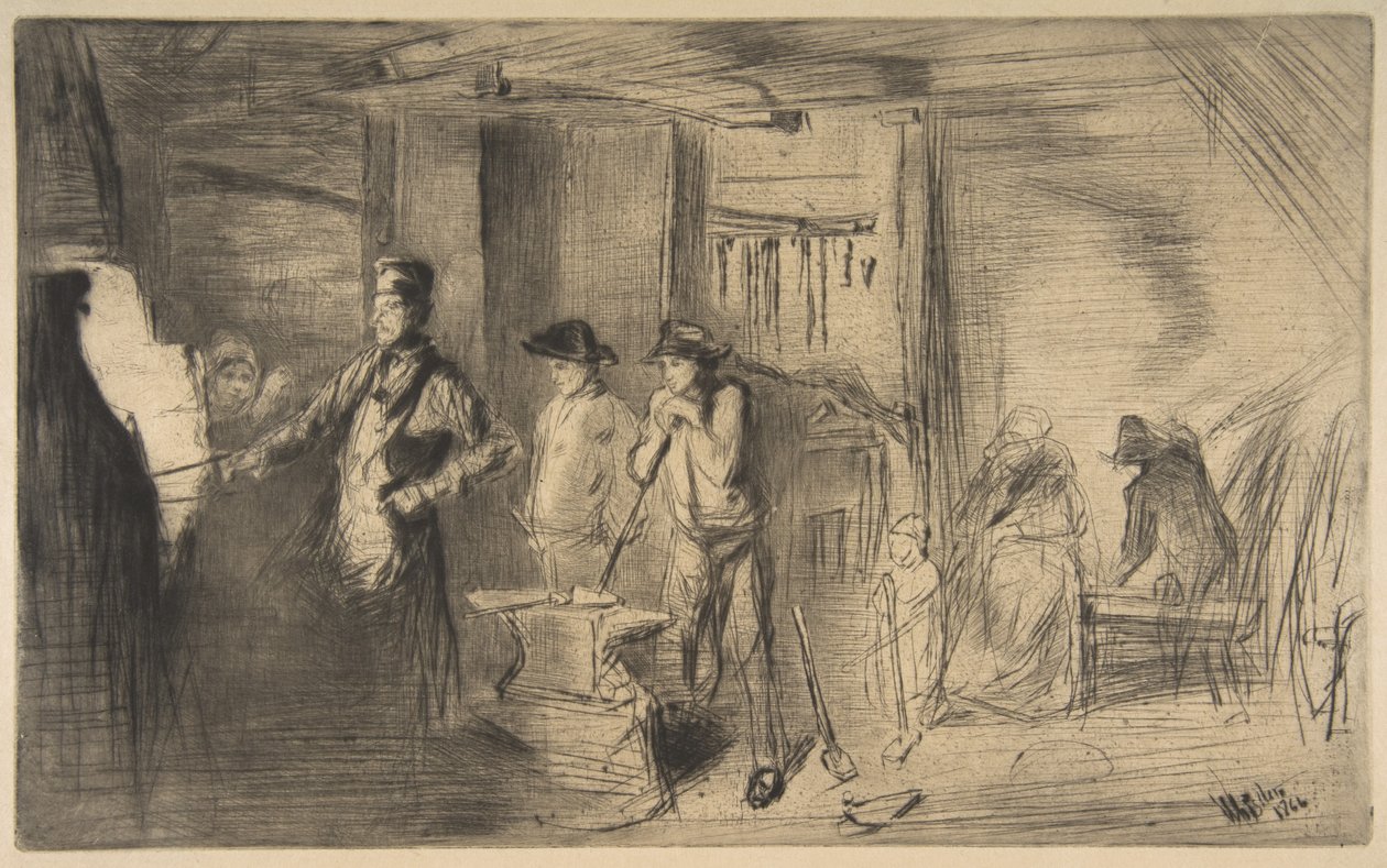 La fragua de James McNeill Whistler
