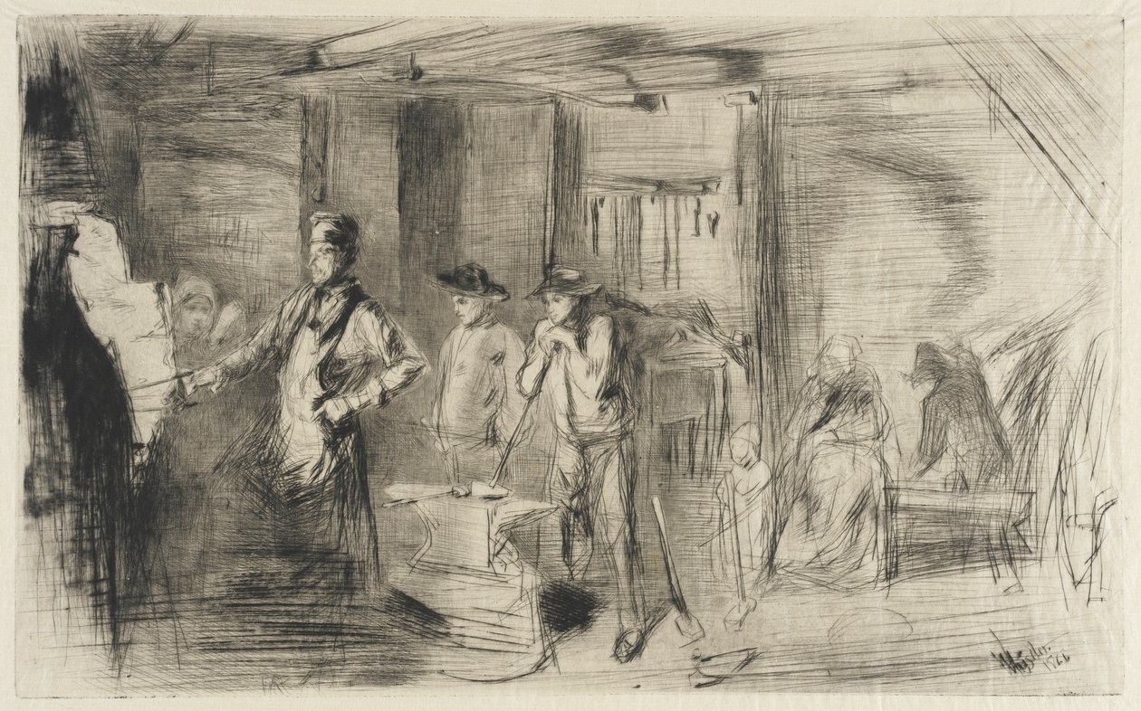 La fragua de James McNeill Whistler