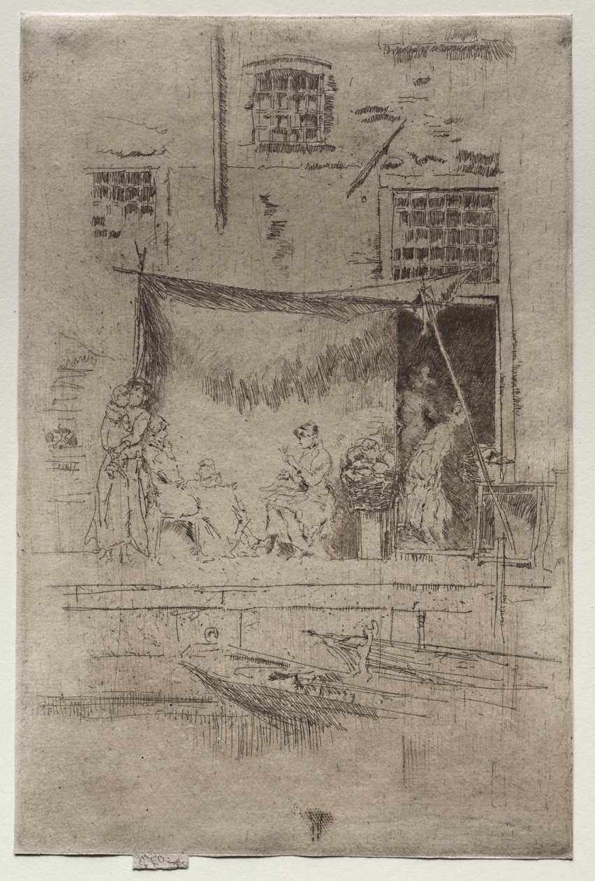 El puesto de frutas de James McNeill Whistler