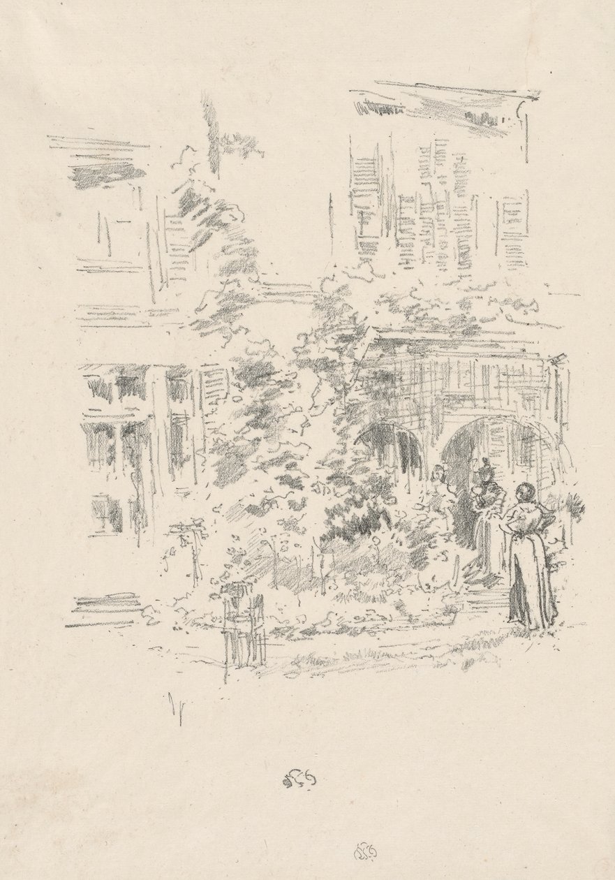 El porche del jardín de James Abbott McNeill Whistler