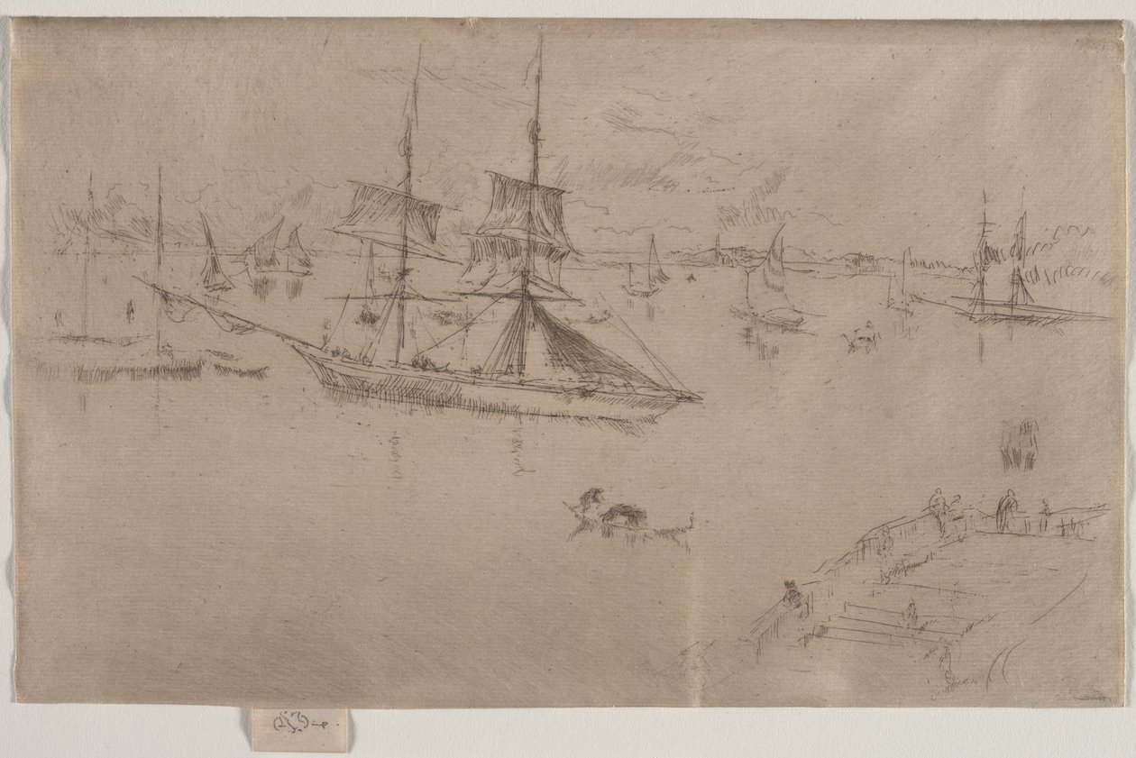 La laguna, mediodía de James McNeill Whistler