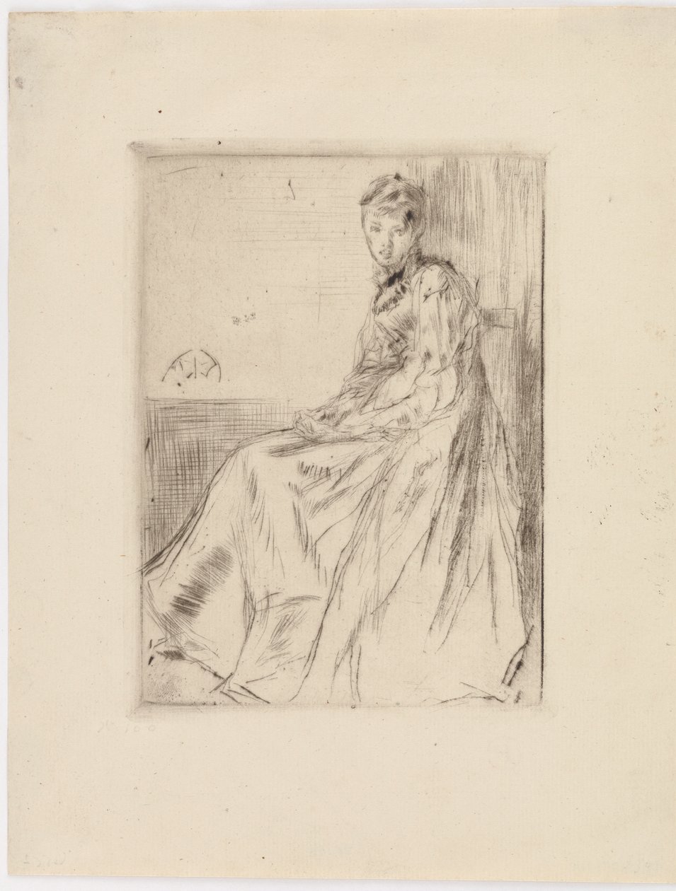 La Carta (Maud, sentada) de James Abbott McNeill Whistler