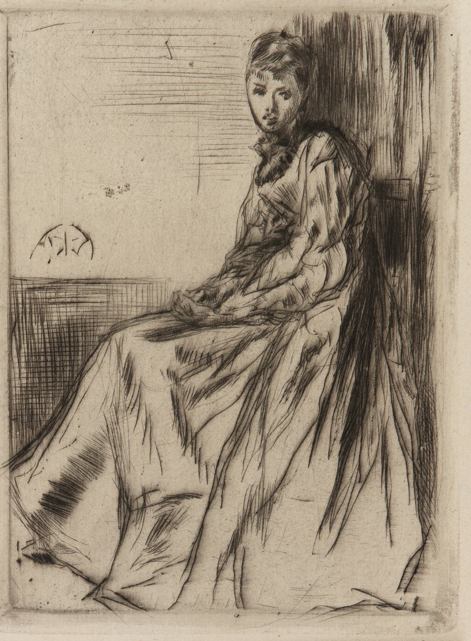 La carta (Maud, sentada) de James Abbott McNeill Whistler