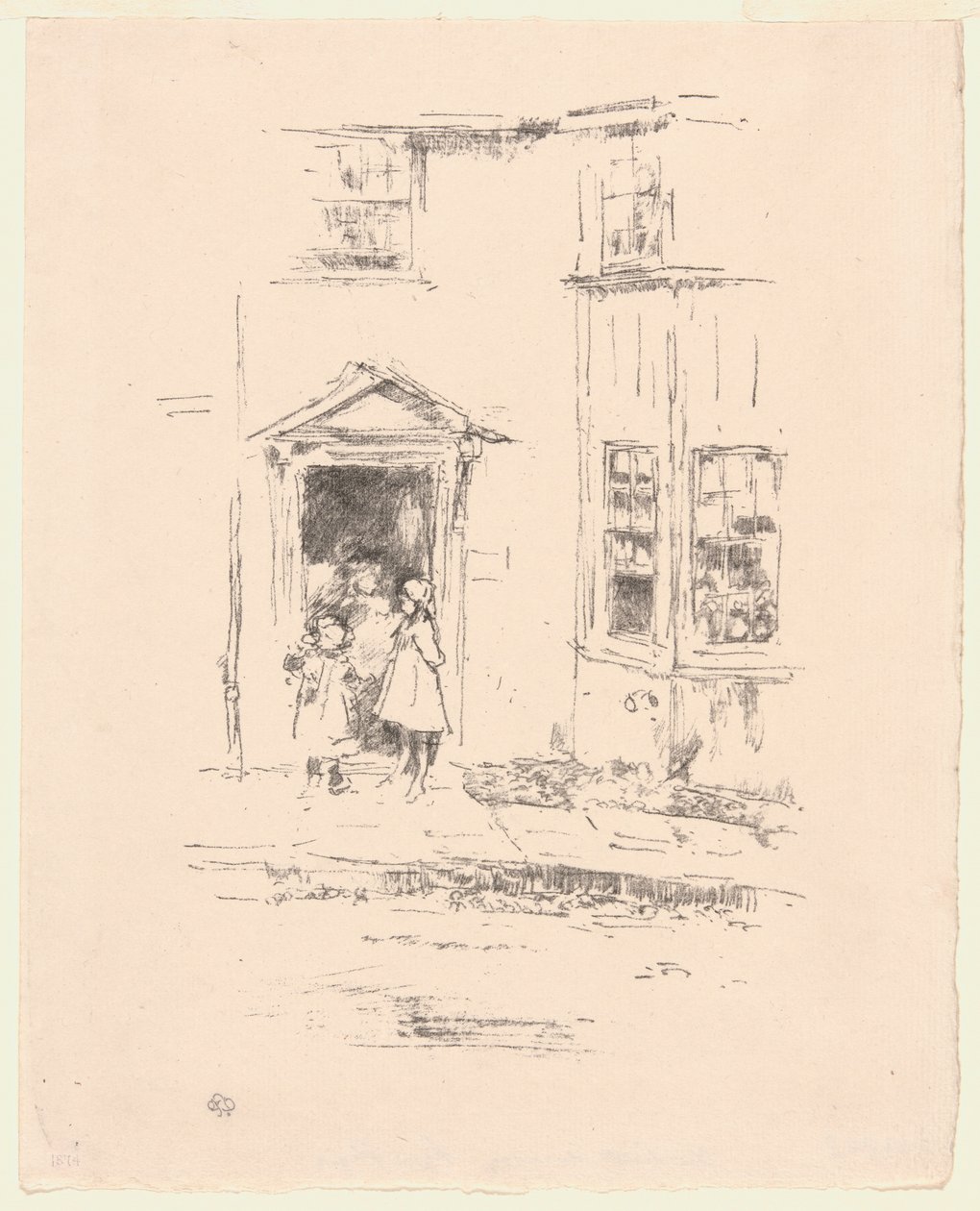 La Pequeña Puerta, Lyme Regis de James Abbott McNeill Whistler