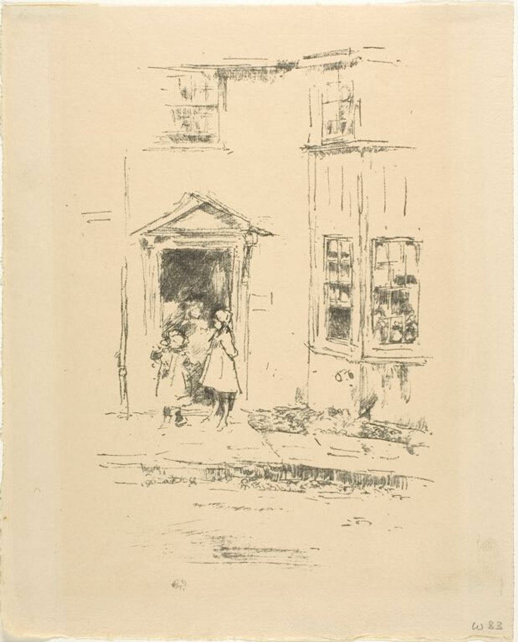 La Pequeña Puerta, Lyme Regis de James McNeill Whistler