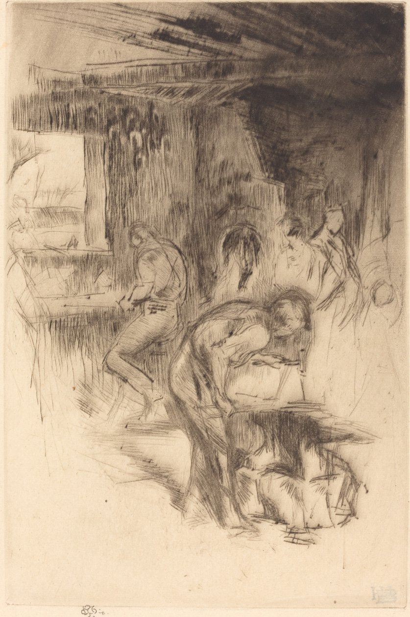 La pequeña fragua de James Abbott McNeill Whistler