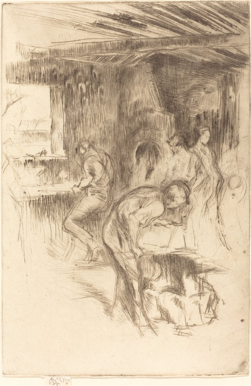 La pequeña fragua de James Abbott McNeill Whistler