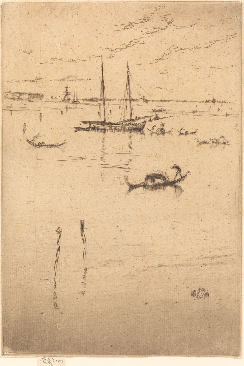 La pequeña laguna de James Abbott McNeill Whistler