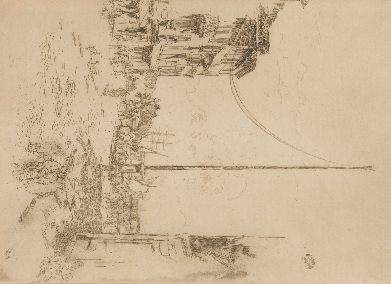El pequeño mástil de James Abbott McNeill Whistler