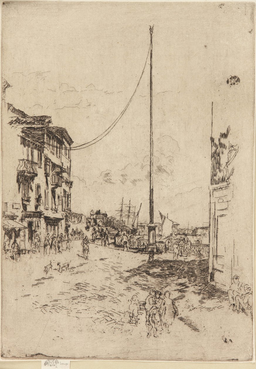 El pequeño mástil de James Abbott McNeill Whistler