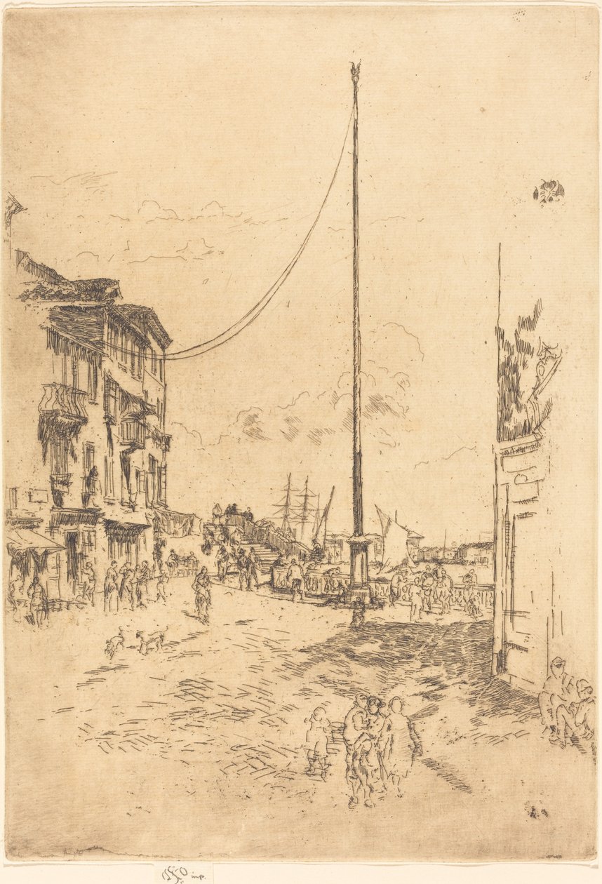 El pequeño mástil de James Abbott McNeill Whistler