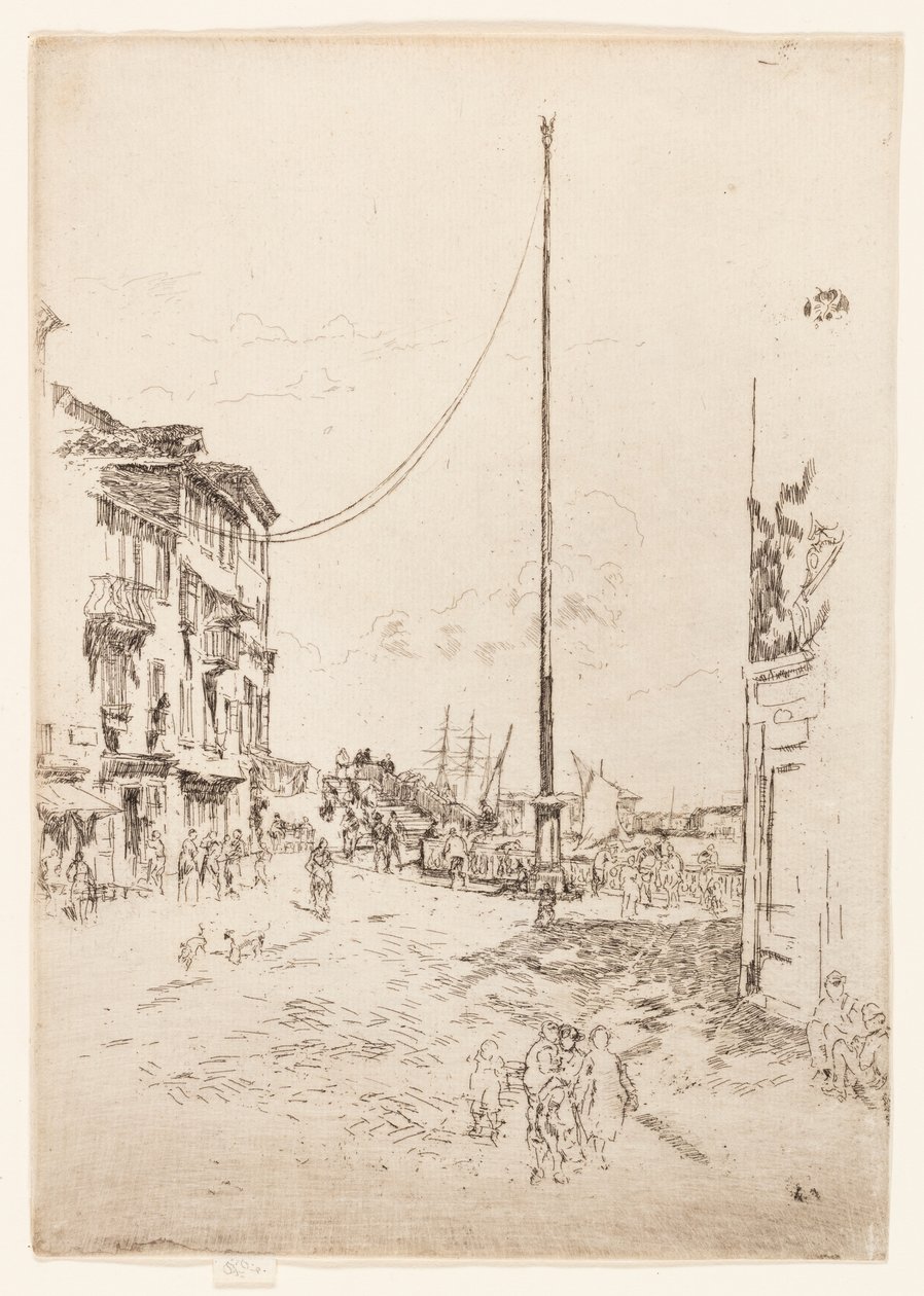 El pequeño mástil de James Abbott McNeill Whistler