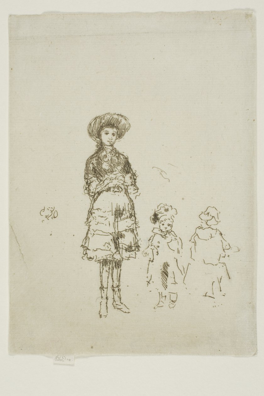 La pequeña enfermera, Grays Inn de James Abbott McNeill Whistler