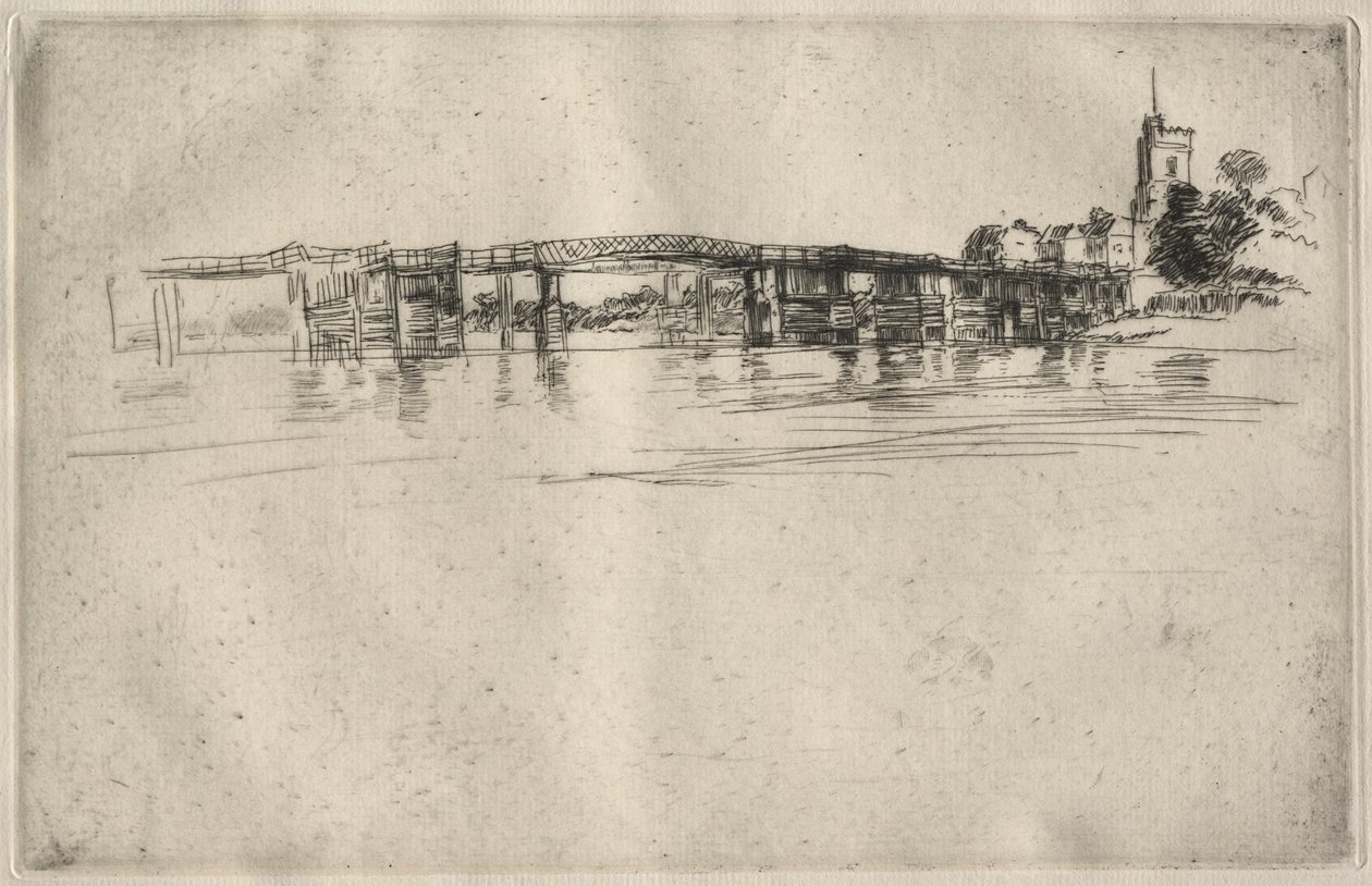 El Little Putney n.º 1 de James McNeill Whistler