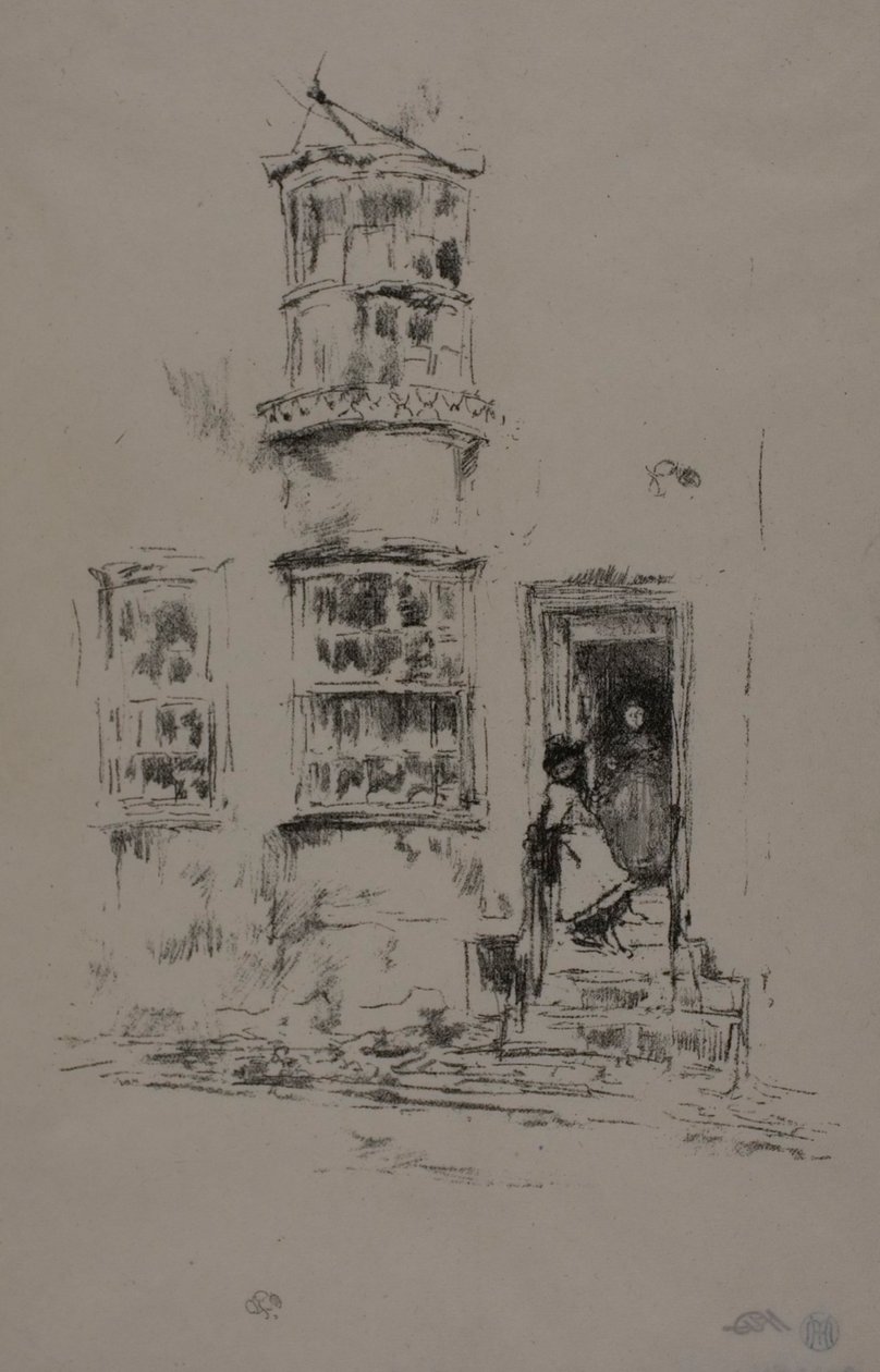 Los pequeños escalones, Lyme Regis de James Abbott McNeill Whistler