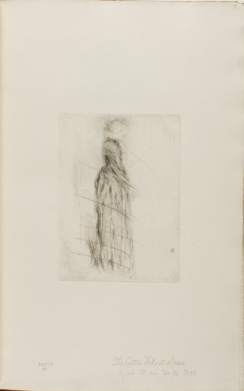 El pequeño vestido de terciopelo de James Abbott McNeill Whistler