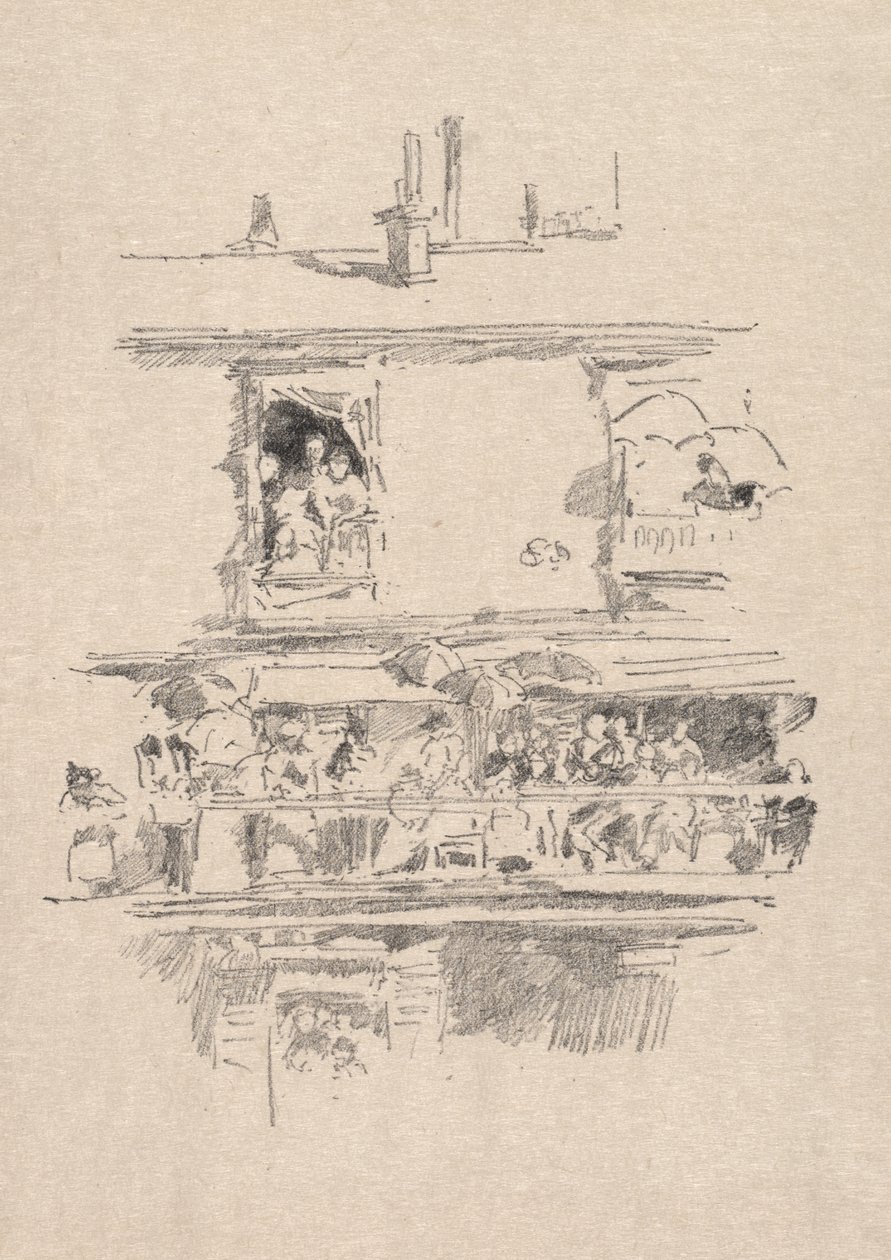 El balcón largo de James McNeill Whistler