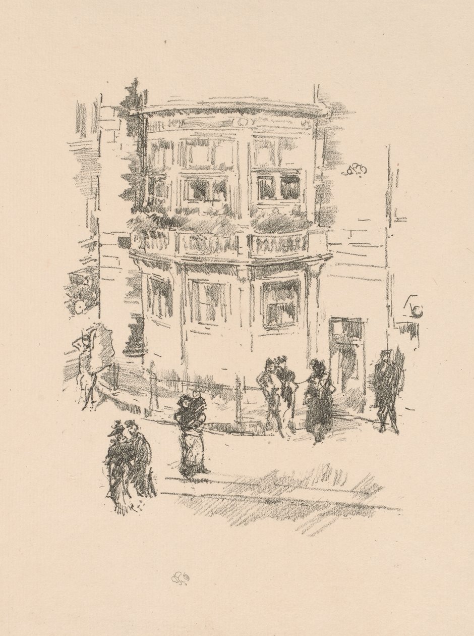 La ventana del director, Gaiety Theatre de James McNeill Whistler