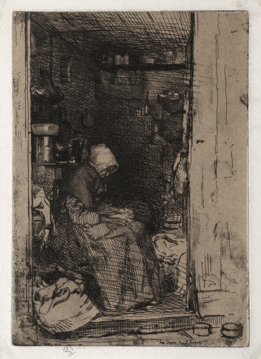 La vieja trapera, n.º 10 de James McNeill Whistler