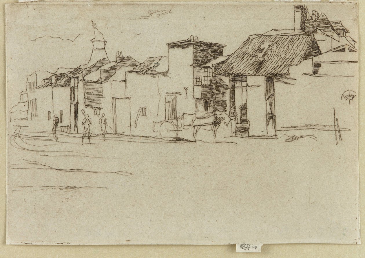 La antigua cervecería Swan, Chelsea de James Abbott McNeill Whistler