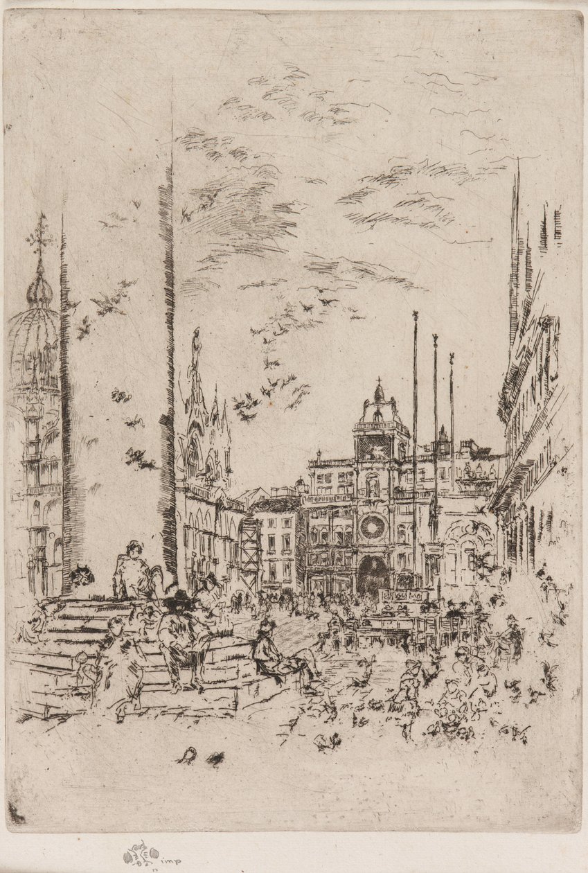 La Piazzetta de James Abbott McNeill Whistler