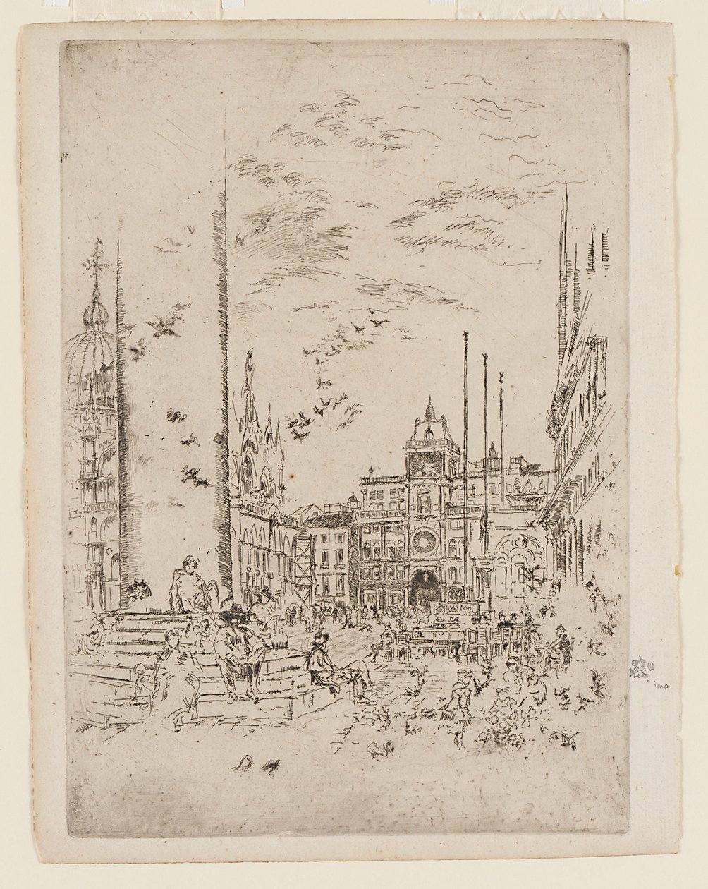 La Piazzetta de James Abbott McNeill Whistler