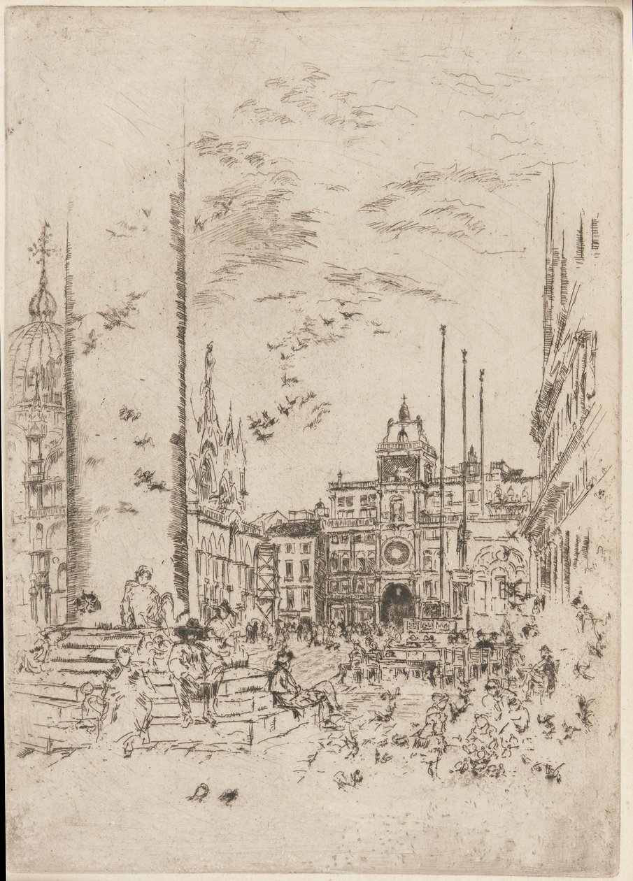 La Piazzetta de James Abbott McNeill Whistler