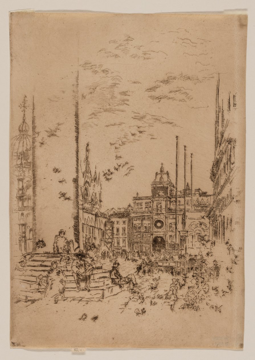 La Piazzetta de James McNeill Whistler