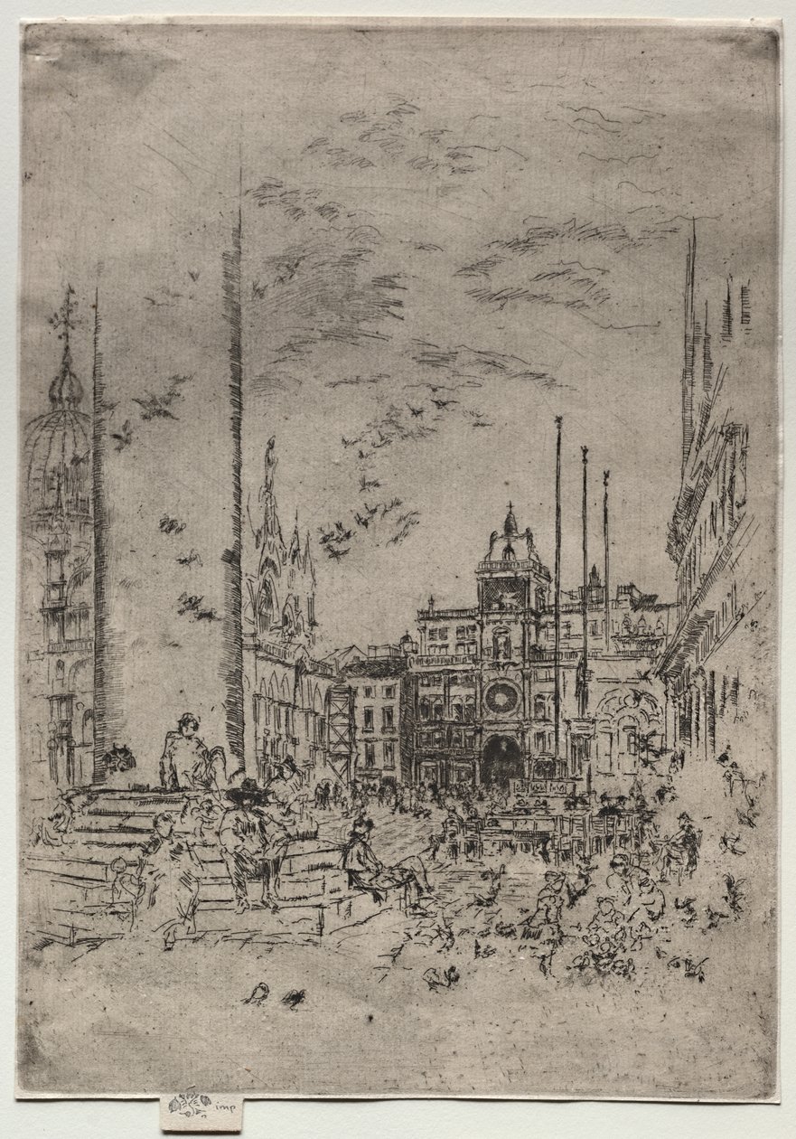 La Piazzetta de James McNeill Whistler