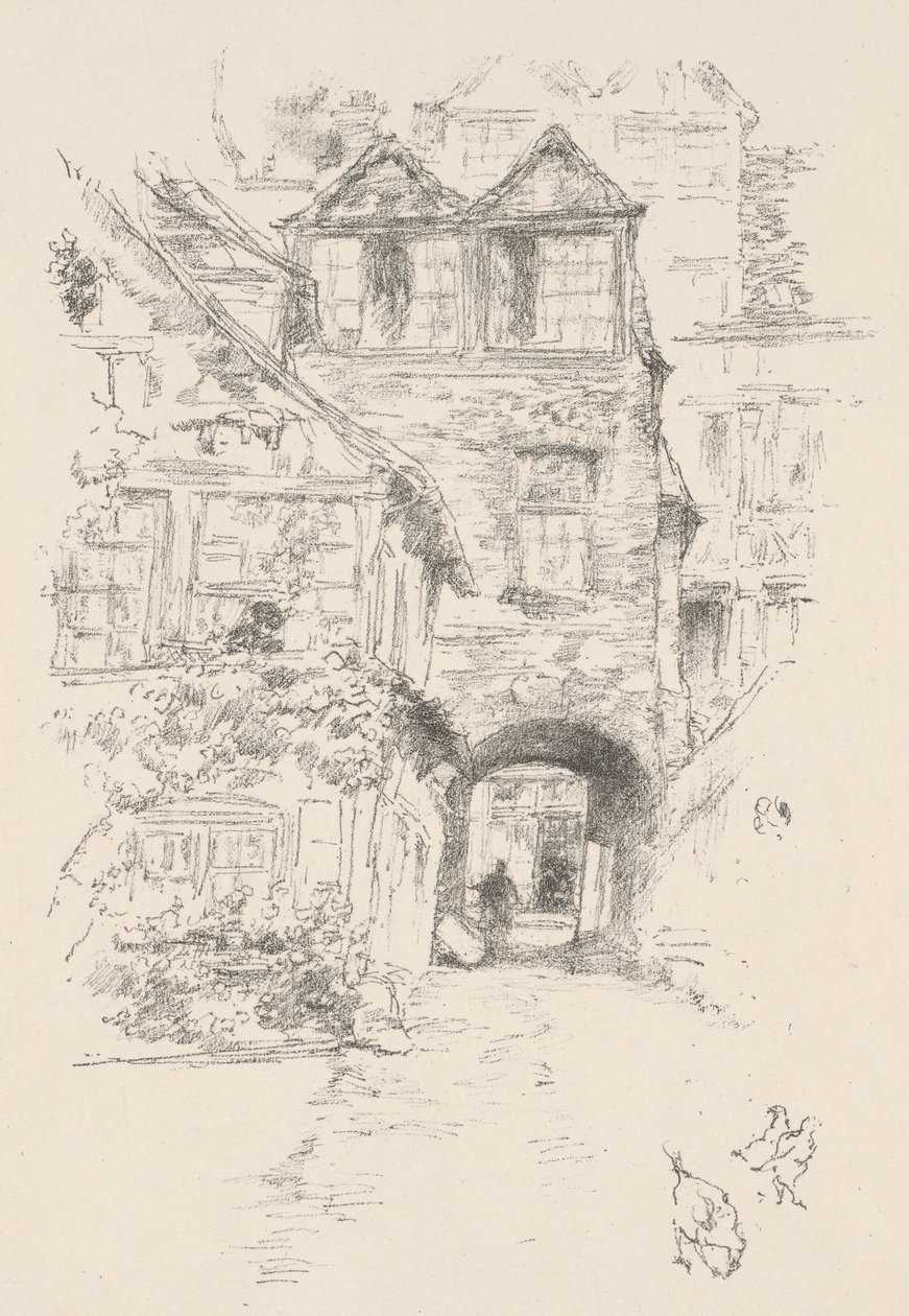 Casa del Cura, Ruán de James McNeill Whistler