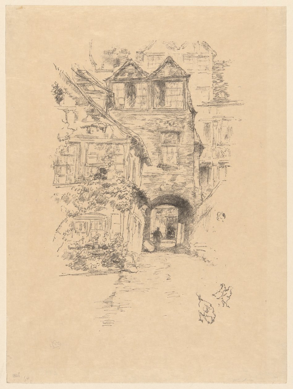 Casa del Cura, Ruán de James McNeill Whistler