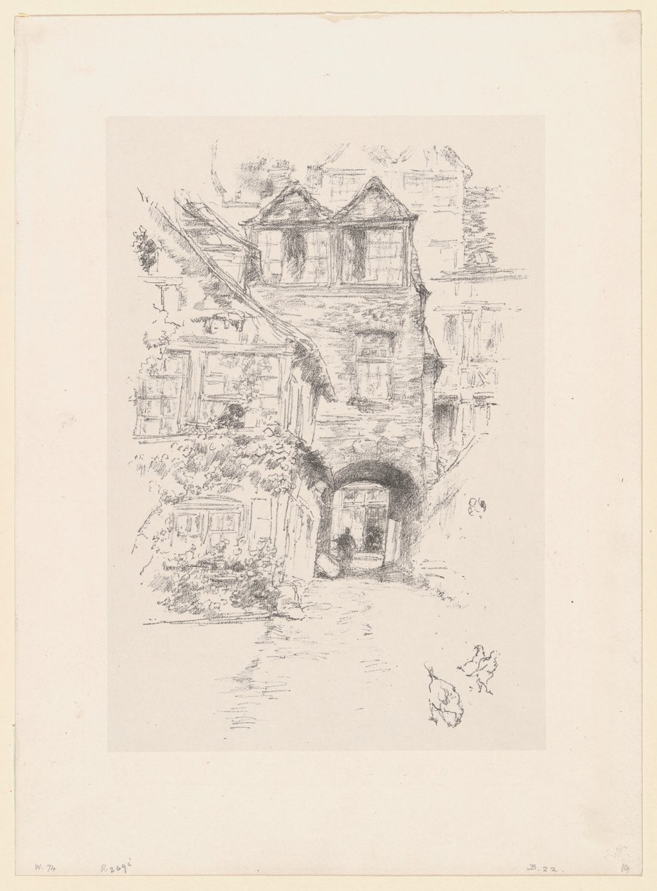 Casa del Cura, Ruán de James McNeill Whistler