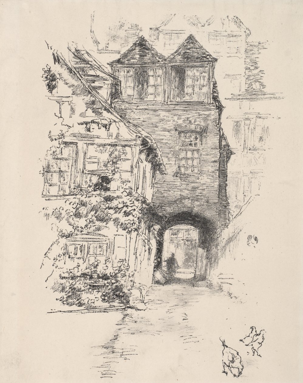 La Casa del Sacerdote, Ruán de James McNeill Whistler
