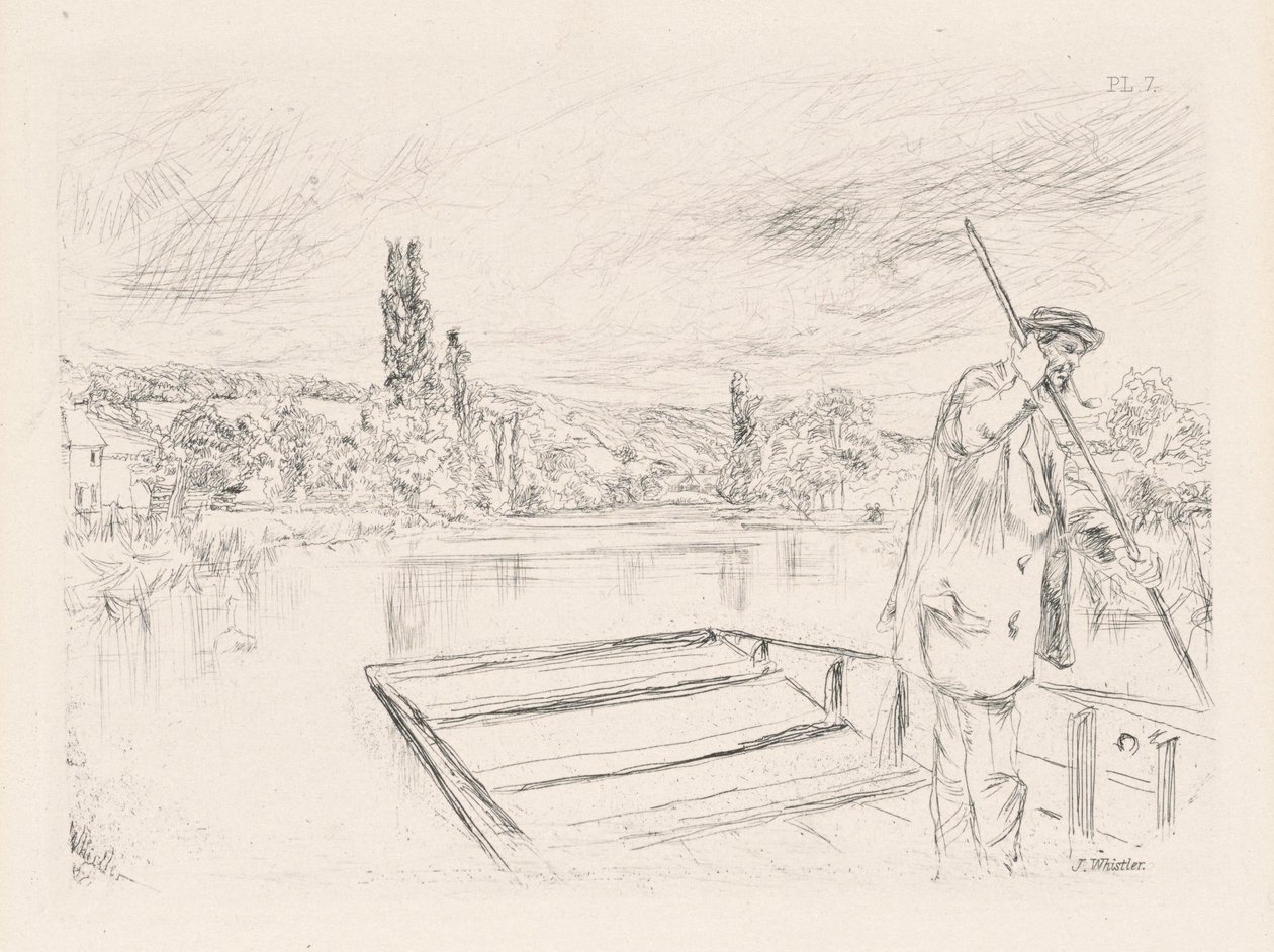 El bote de James Abbott McNeill Whistler