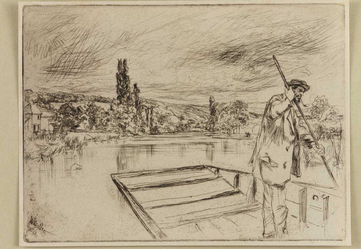 La lancha de James Abbott McNeill Whistler