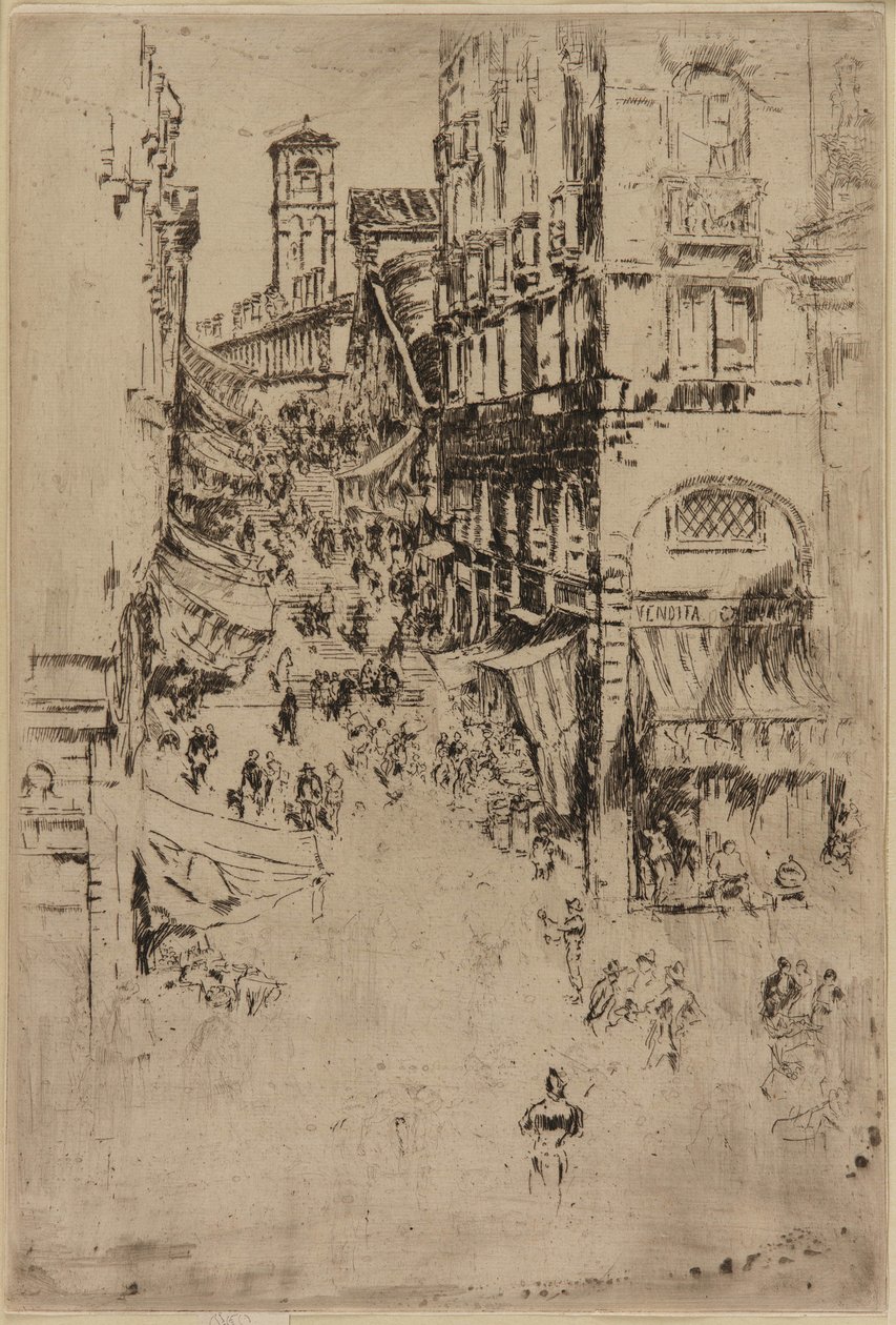 El Rialto de James Abbott McNeill Whistler