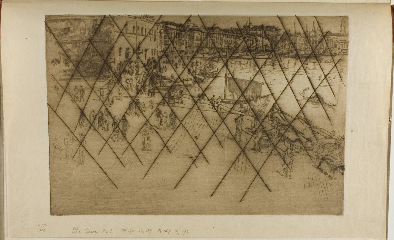 La Riva de James Abbott McNeill Whistler