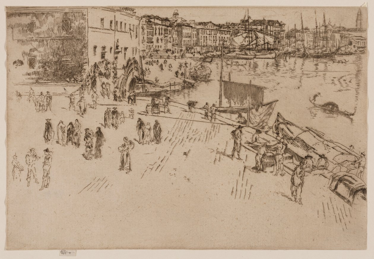 La Riva de James Abbott McNeill Whistler