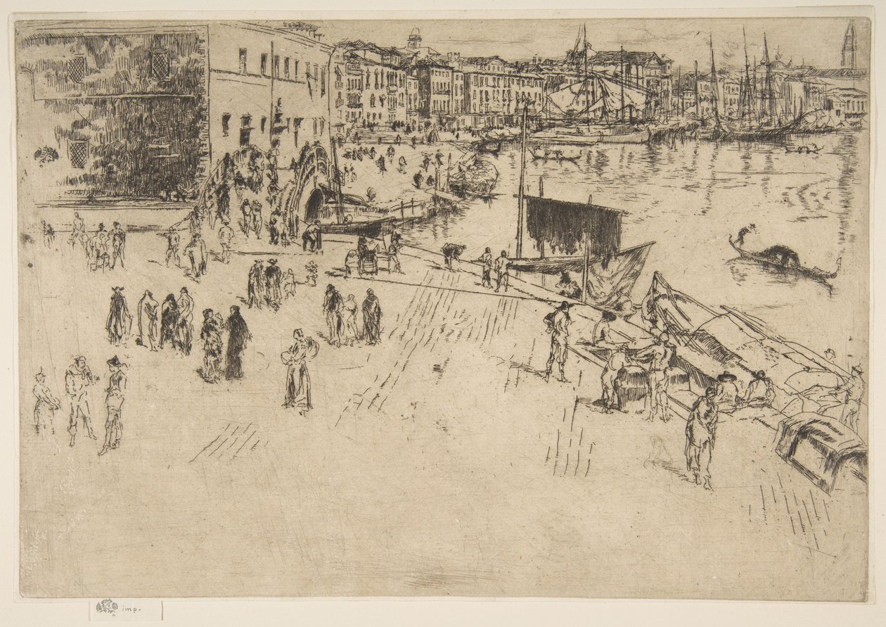 La Riva, n.º 1 de James McNeill Whistler