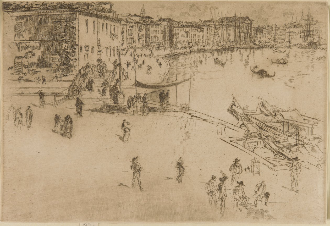 La Riva, No. 2 de James Abbott McNeill Whistler