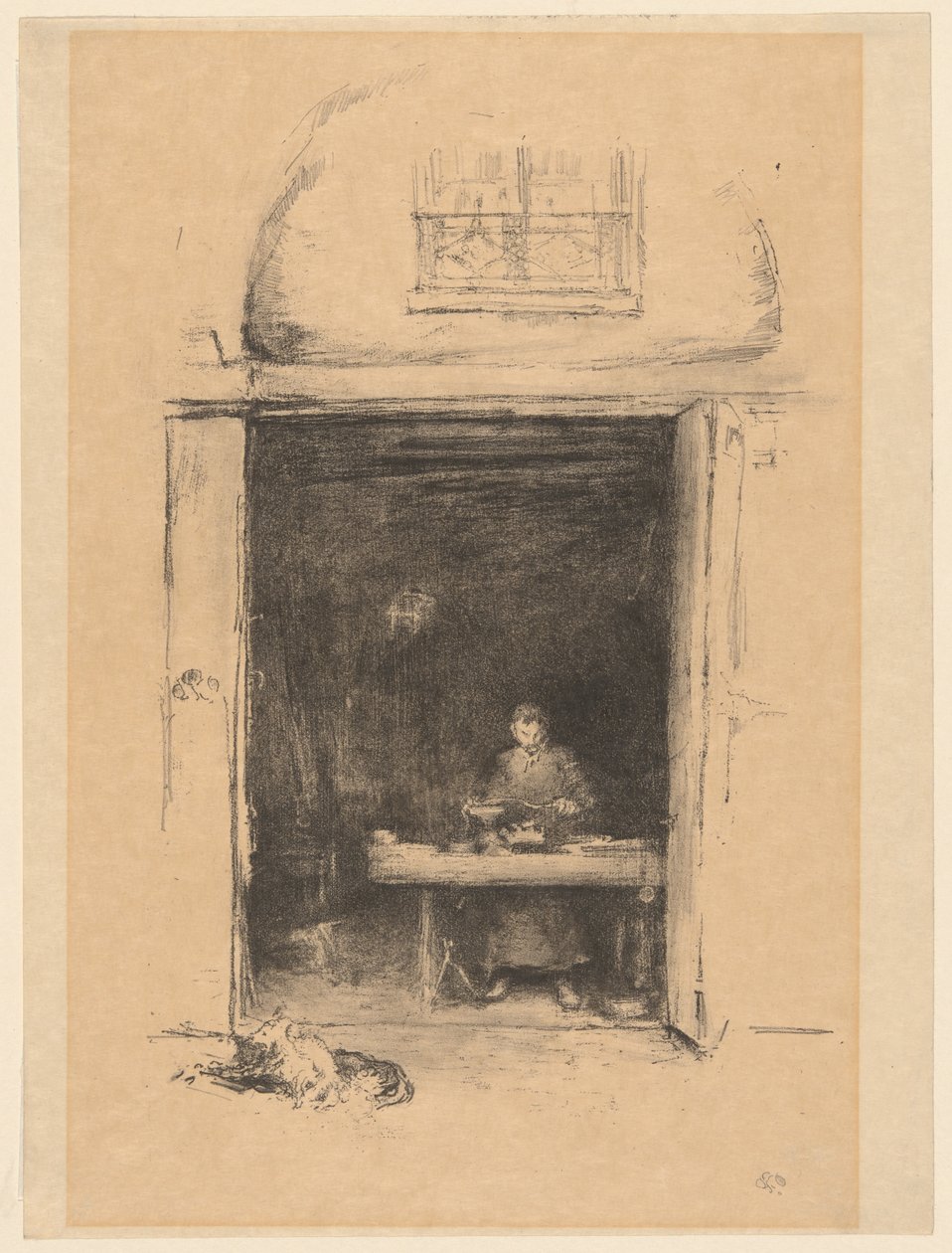 El herrero, Passage du Dragon de James Abbott McNeill Whistler