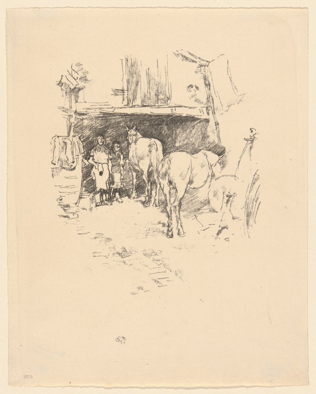 El patio de los Smith de James McNeill Whistler