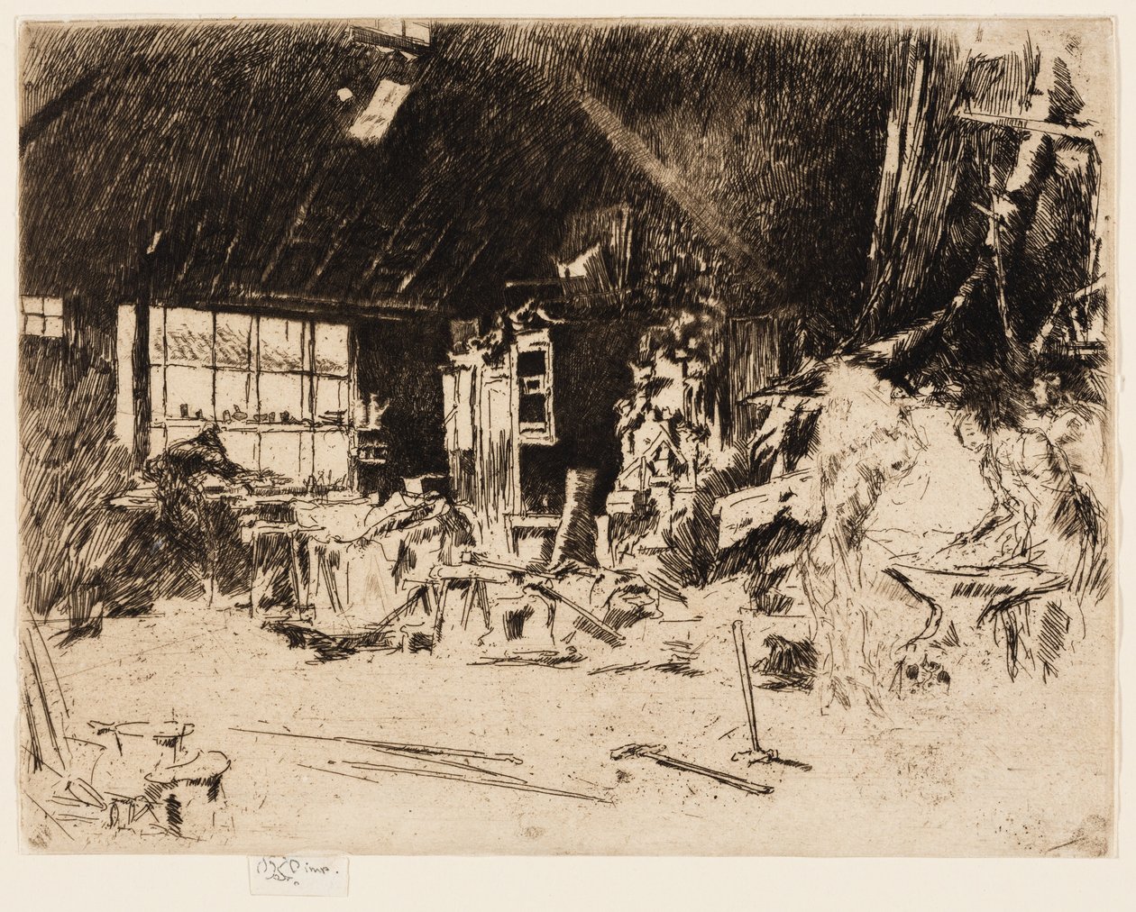 La herrería de James Abbott McNeill Whistler