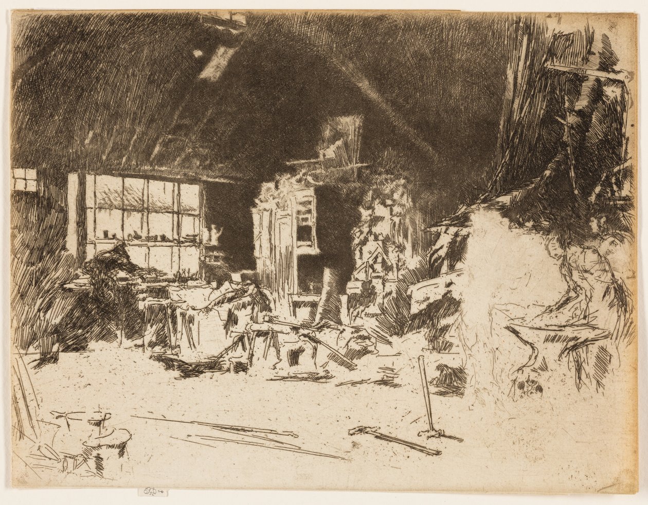 La herrería de James Abbott McNeill Whistler