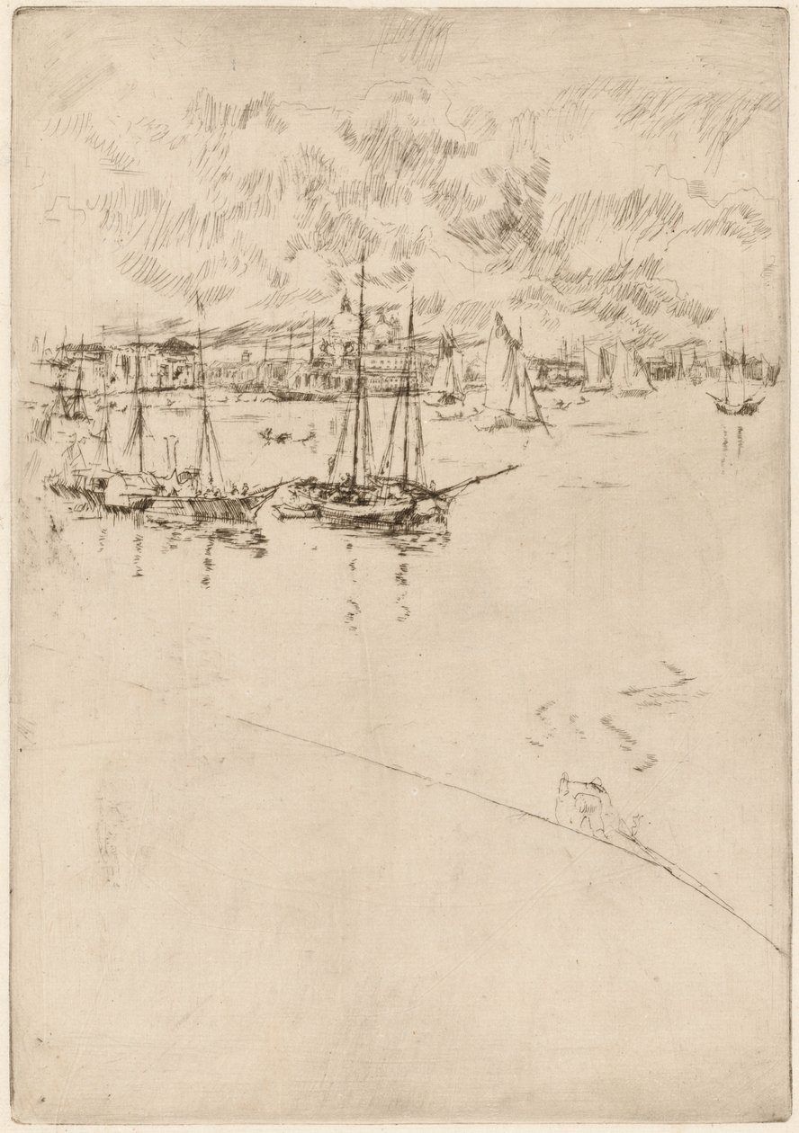 El barco de vapor, Venecia de James Abbott McNeill Whistler