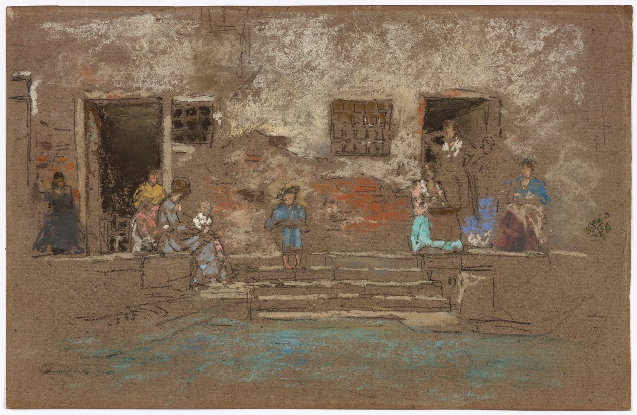 Los escalones de James Abbott McNeill Whistler