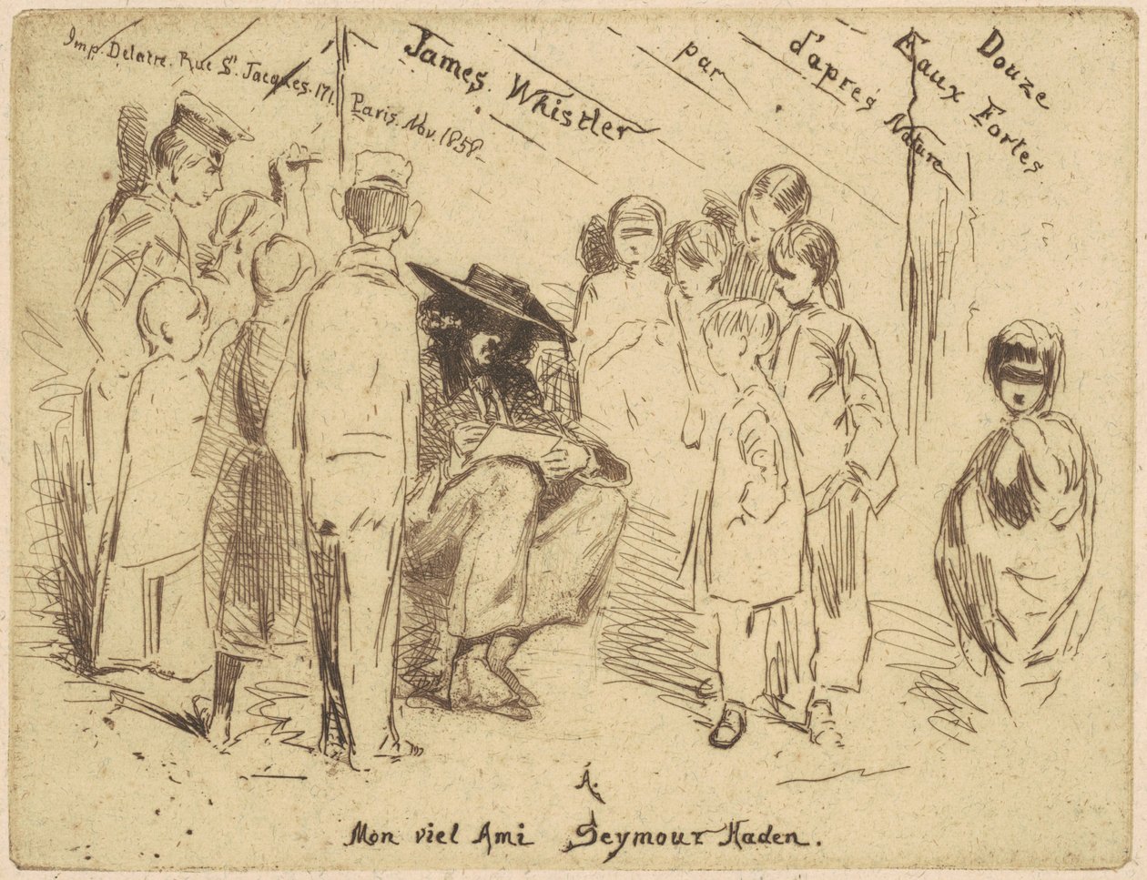La portada de "Douze Eaux Fortes d