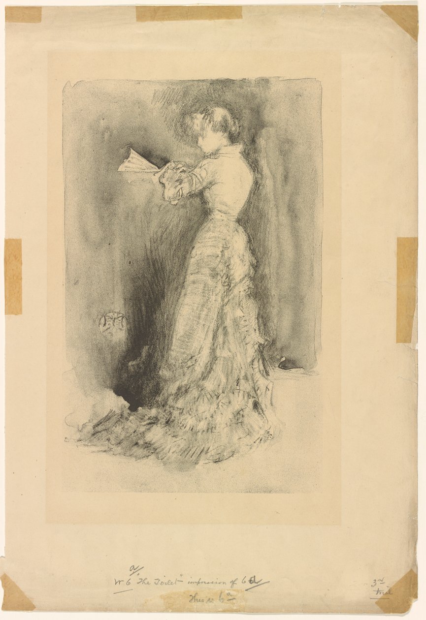 El tocador de James Abbott McNeill Whistler