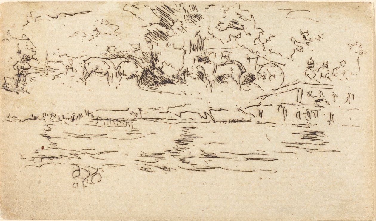 El camino de remolque de James Abbott McNeill Whistler