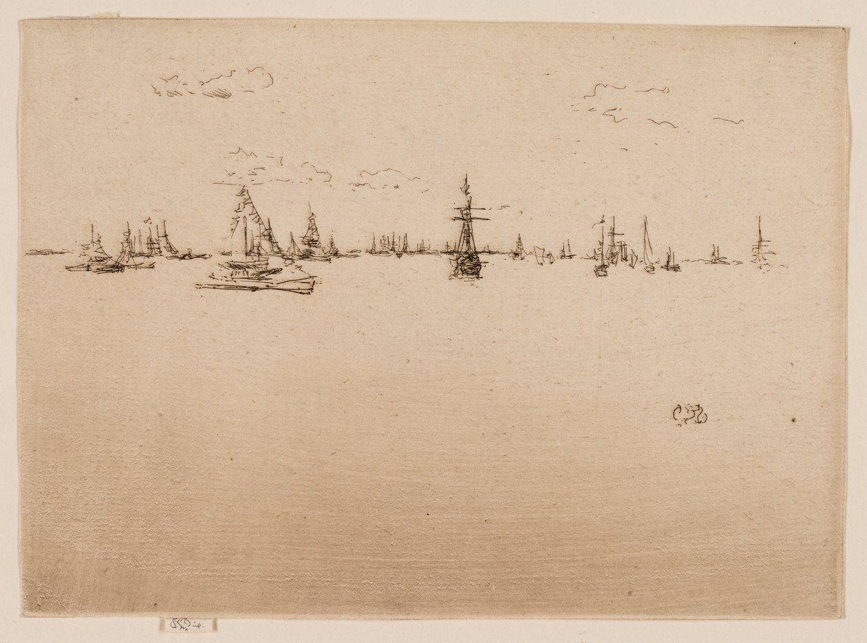 El barco torreta de James Abbott McNeill Whistler